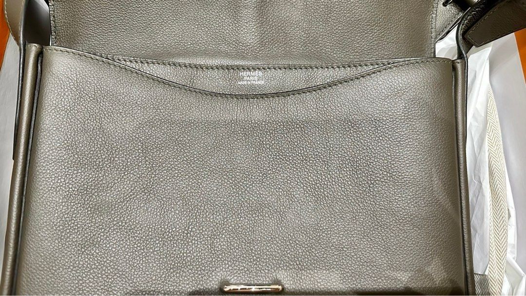 HERMES Steve light junior messenger bag, Luxury, Bags & Wallets on