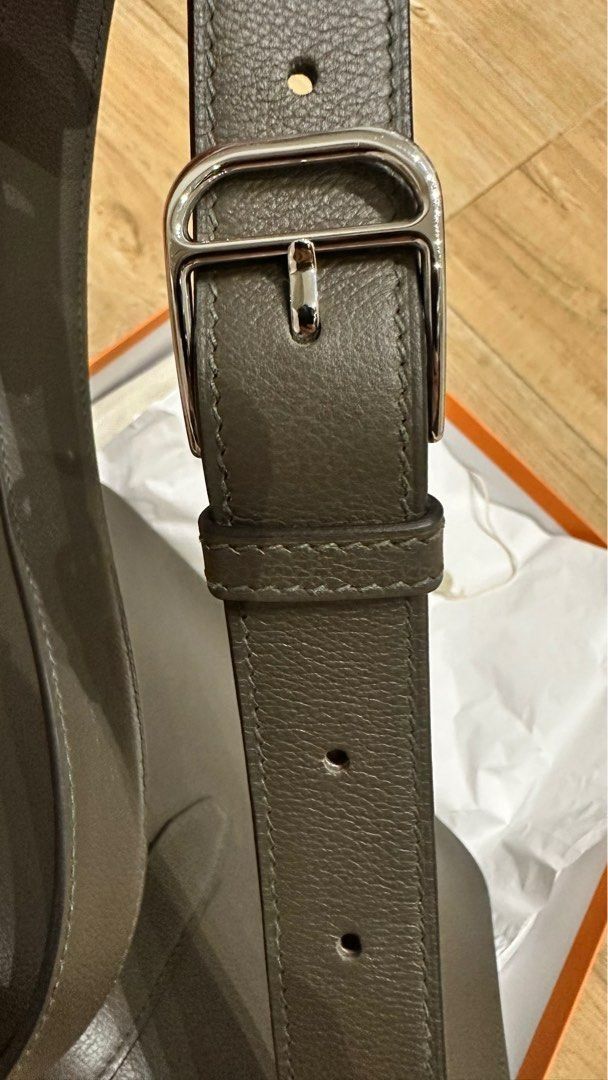 HERMES Steve light junior messenger bag, Luxury, Bags & Wallets on