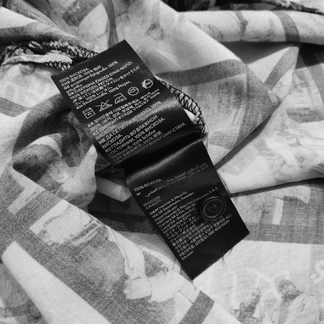 H&M x NOTORIOUS B. I. G. NOTCH S/S POLO, Men's Fashion, Tops & Sets