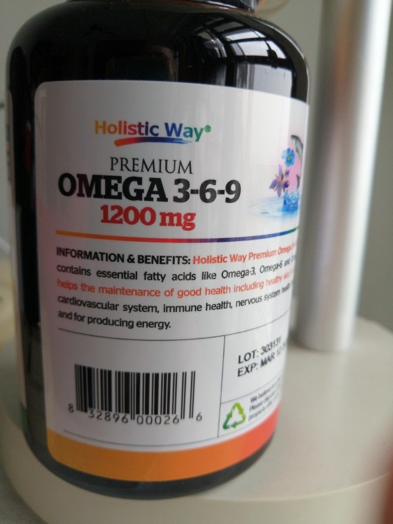 Holistic Way Omega 369 Fish Oil, Health & Nutrition, Health