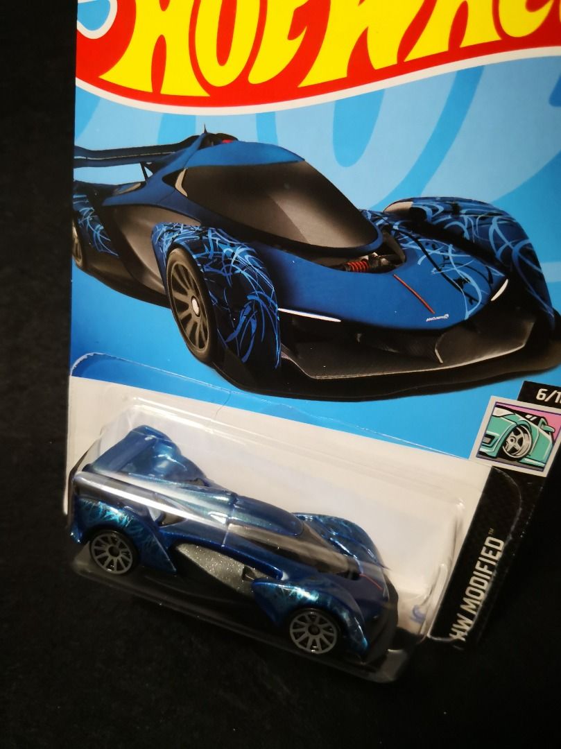 Hot Wheels McLaren Solus GT Blue 2024 Hobbies Toys Toys