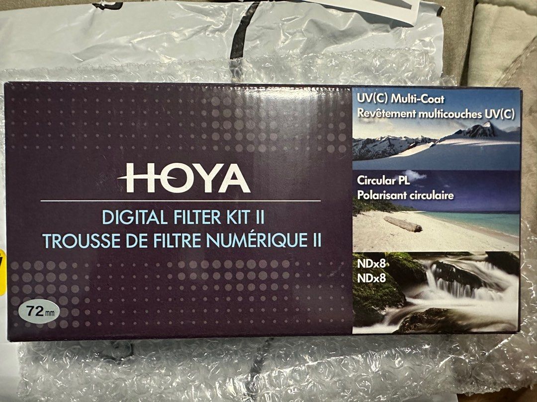 Hoya Digital Filter Kit II ø82 Mm – 3 Filtri UV, C-PL E ND8 In Custodia Imbottita – Per Protezione, Polarizzazione E Riduzione Luce