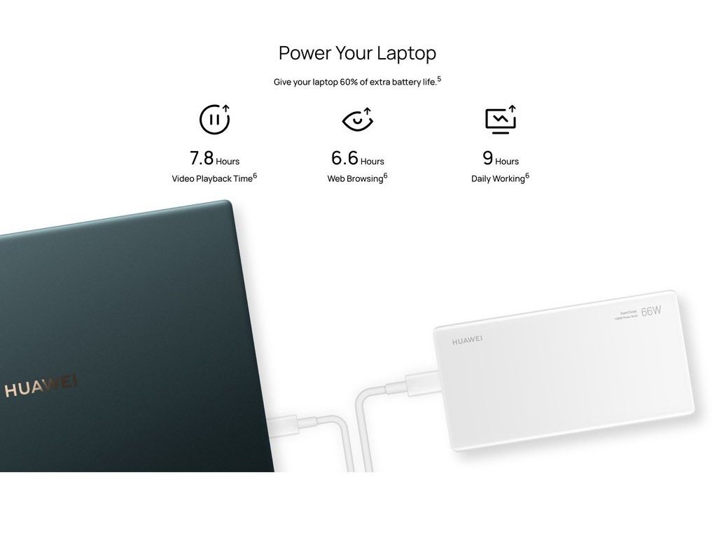 Huawei 66W 12,000mAh Supercharge Power Bank, Mobile Phones & Gadgets, Mobile & Gadget