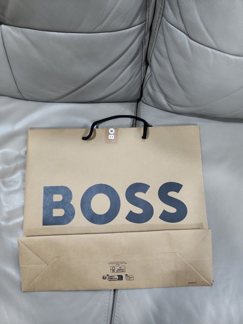 HUGO BOSS PAPER BAG MEDIUM SIZE Hobbies Toys Stationery Craft Other Stationery Craft on Carousell