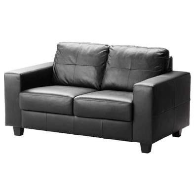 Ikea leather loveseat discount