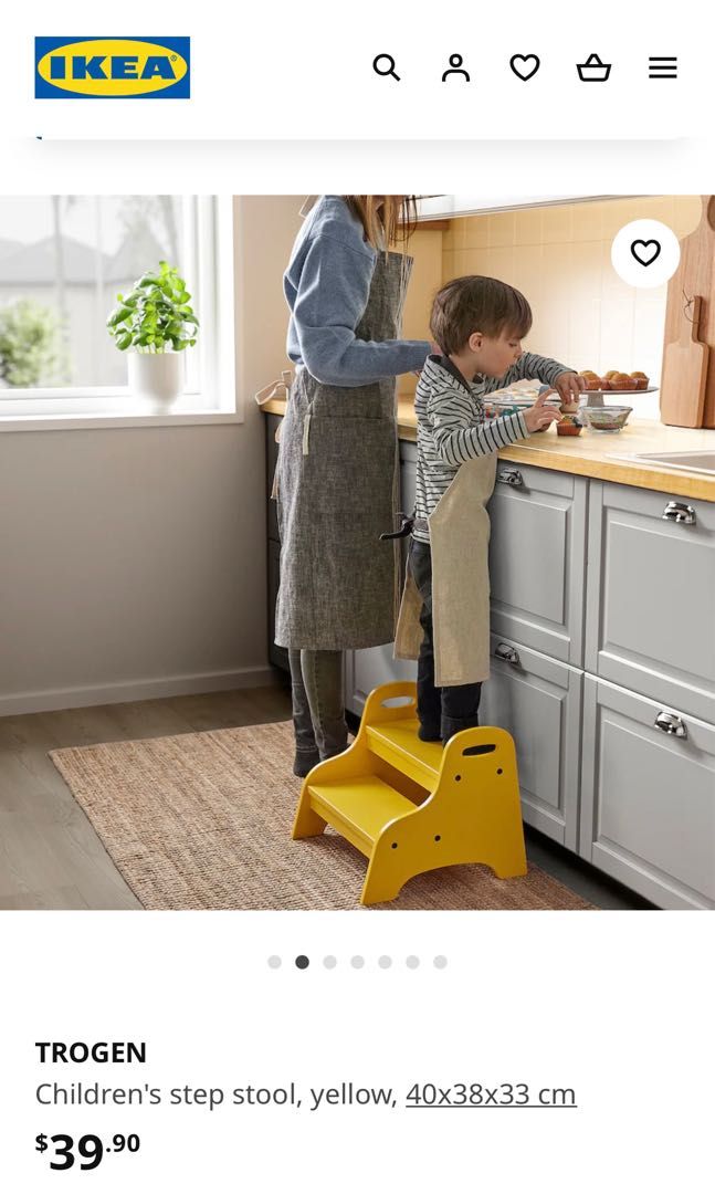 Ikea trogen sale child's step stool