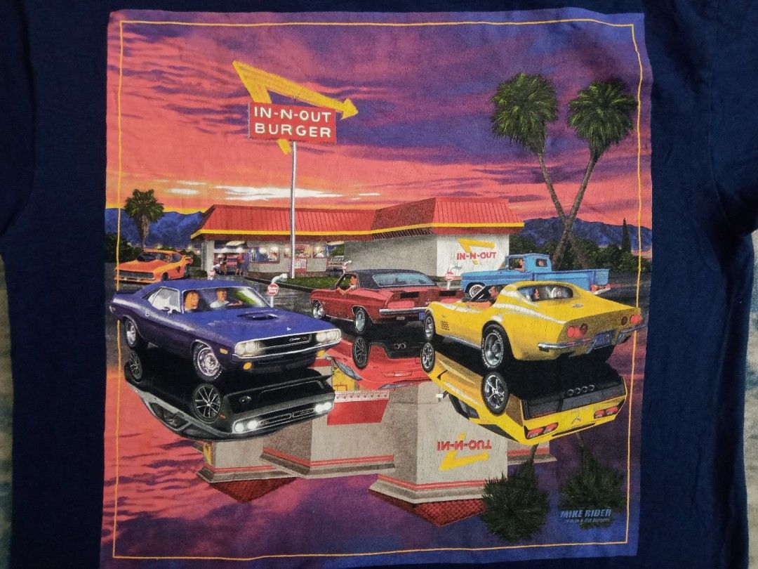 IN N OUT BURGER CALIFORNIA VINTAGE CLASSIC STYLE AMERICAN MUSCLE