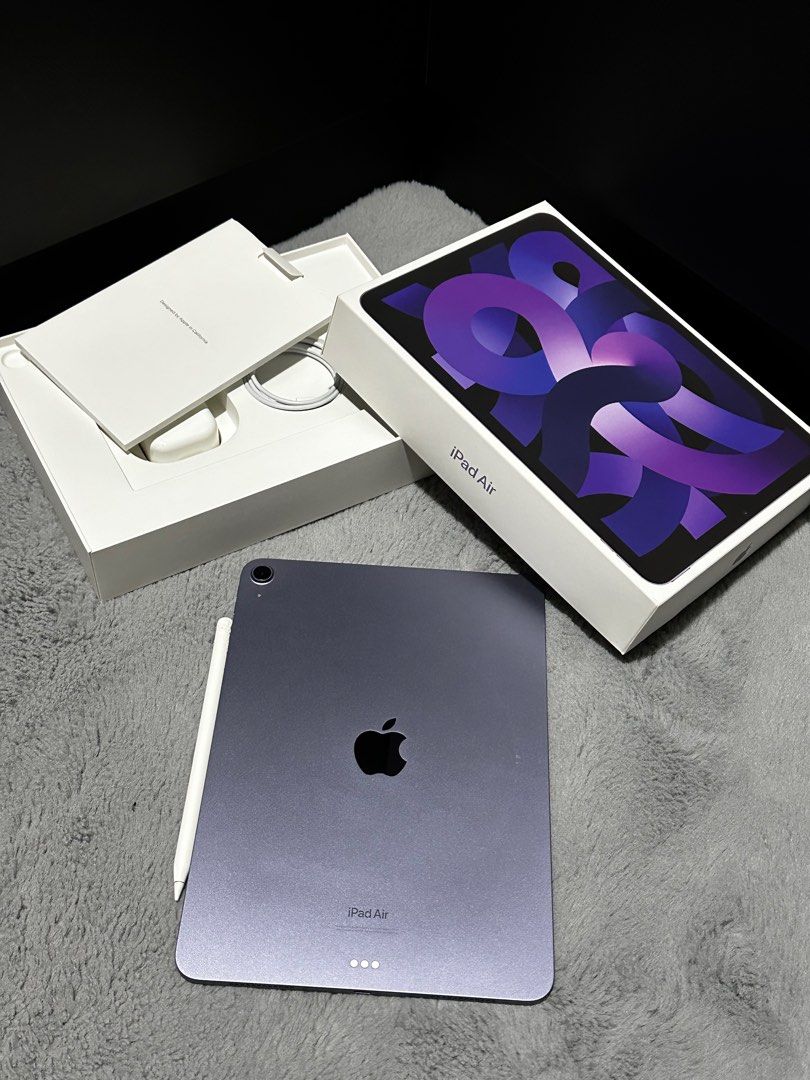 iPad Air 5 Wifi Purple 256GB, Mobile Phones & Gadgets, Tablets