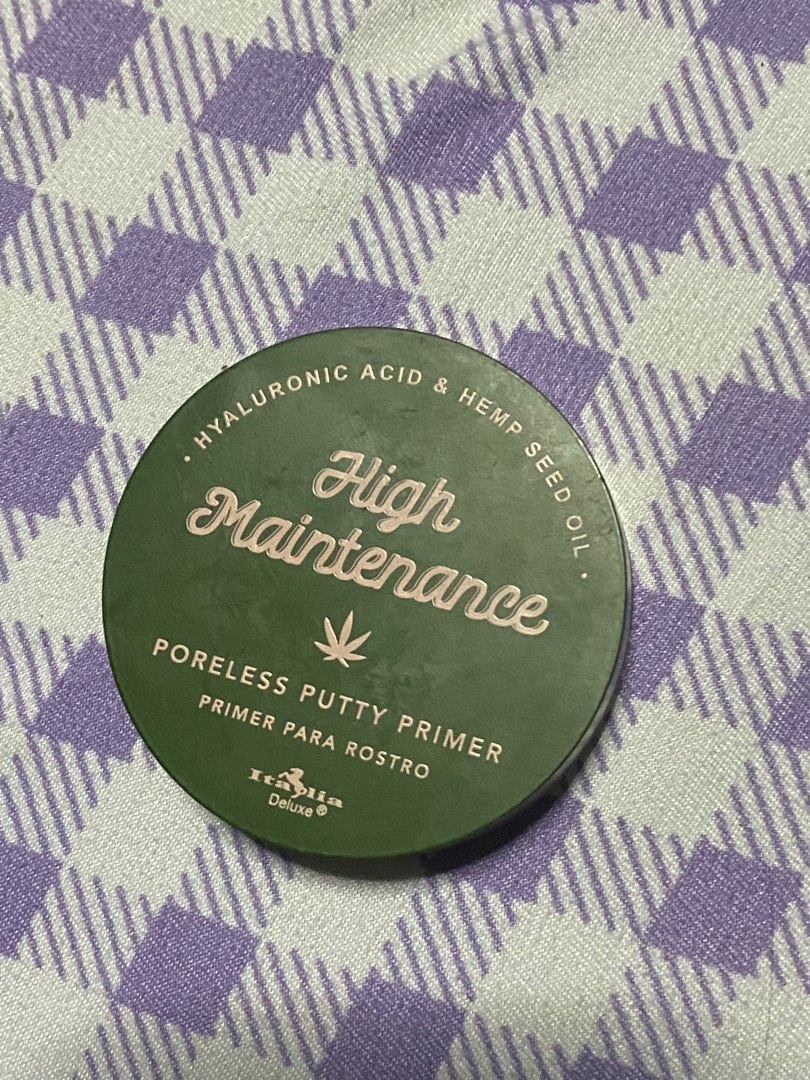 Italia deluxe high maintenance poreless face filter putty primer