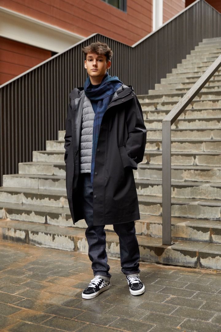 Blocktech hooded coat 2025
