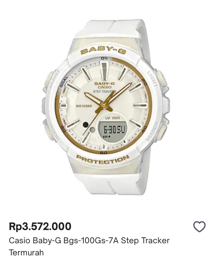 JAM TANGAN WANITA CASIO BABY G BGS 100GS 7A ORIGINAL BABYG