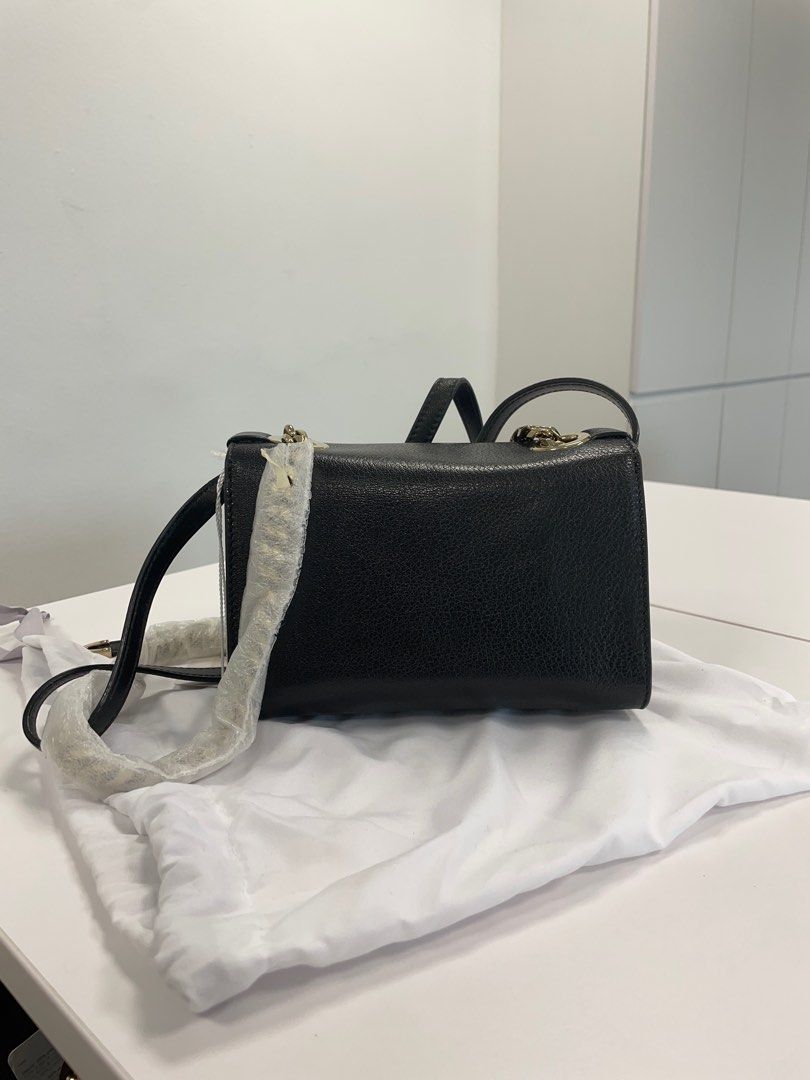 Jimmy Choo Rebel Soft Mini black leather bag, Luxury, Bags