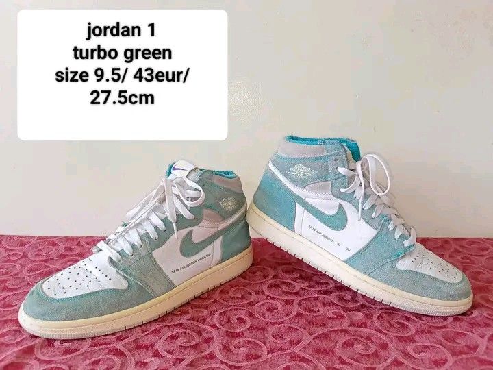 Jordan 1 store turbo green 9.5