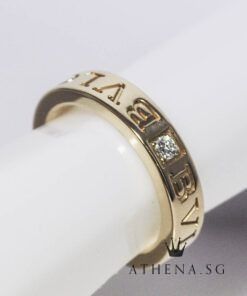 JW WR 347 18K RG BVLGARI BVLGARI DIAMOND RING 6.00G SIZE 09