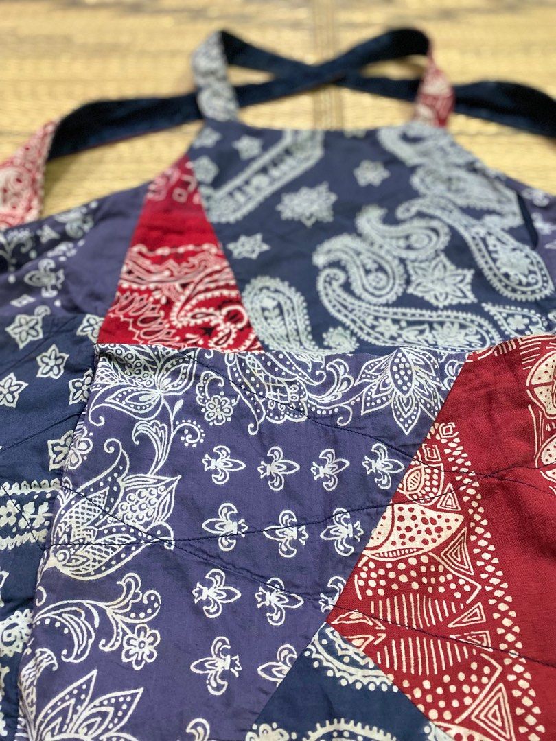 Kapital Kountry Apron Bandana Vintage Reversible, 名牌, 飾物及配件