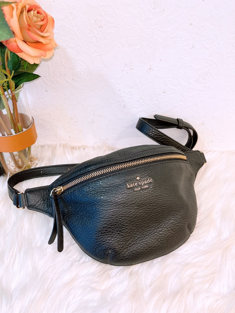 Kate spade leather belt bag Luxury Bags Wallets on Carousell