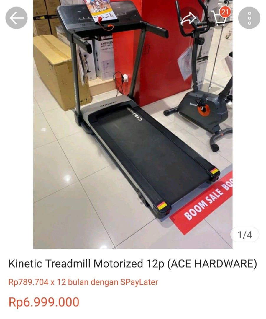 Kinetic treadmill motorized 12p best sale