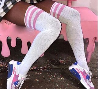 Knee High socks - cosplay ,  costumes, party wear 🩵🤍💙🩷💖