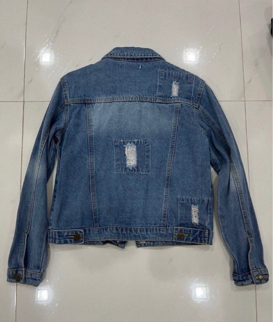 Jaket denim korea top