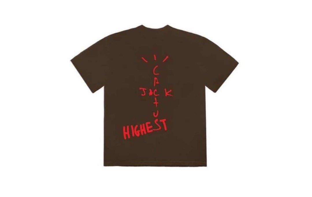 Travis Scott x Jordan Cactus Jack Highest Tee Brown (83665-157) Men's  Size S-L