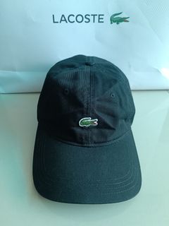 Lacoste black cap one size latest design (original)