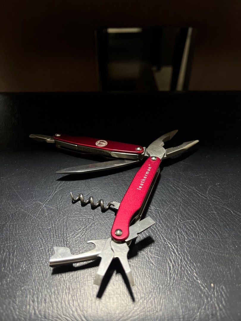 Leatherman Pocket Knife (Juice C2 Red), Furniture & Home Living
