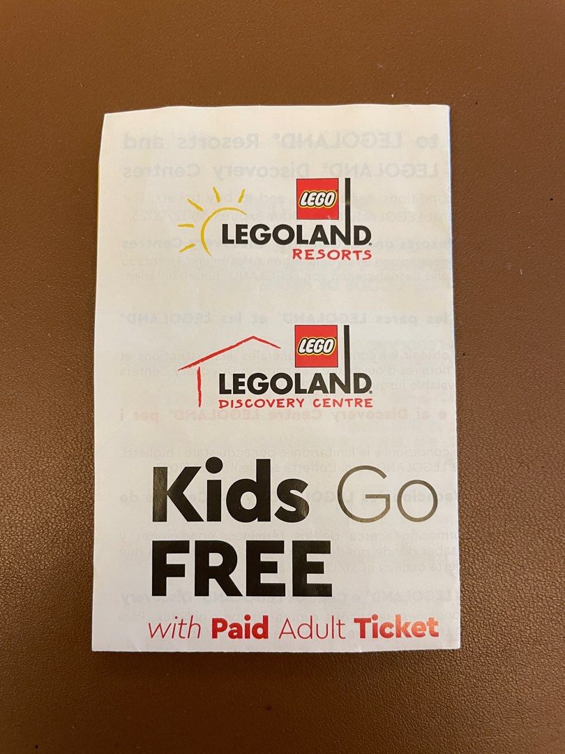 Mcdonalds legoland coupon 2019 sales