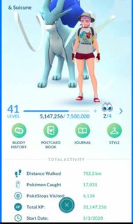 Stardust ✨ Pokémon GO ✪ on X: Level 50 Valor Account for Sale 🎉 🔥 36800  Pokécoins 🔥 3000$+ Pokécoins added in this acnt till now 🔥 1M stardust 🔥  111 Shundos