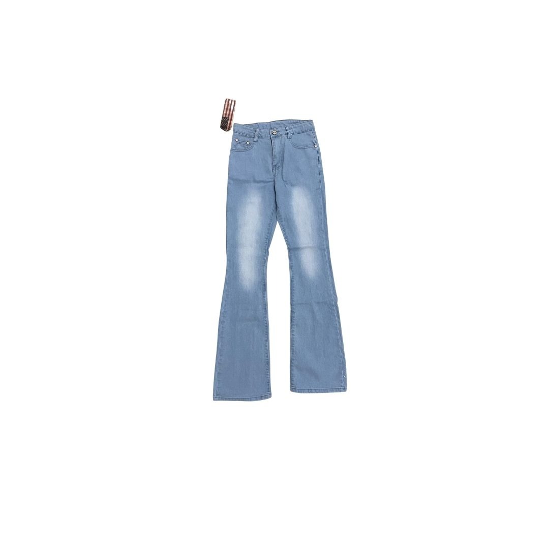 light blue bootcut jeans, Women's Fashion, Bottoms, Jeans on Carousell