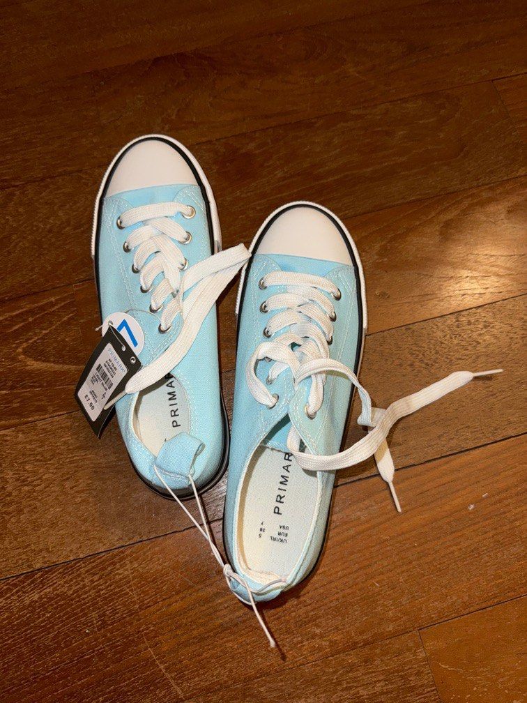 light blue sneakers Women s Fashion Footwear Sneakers on Carousell