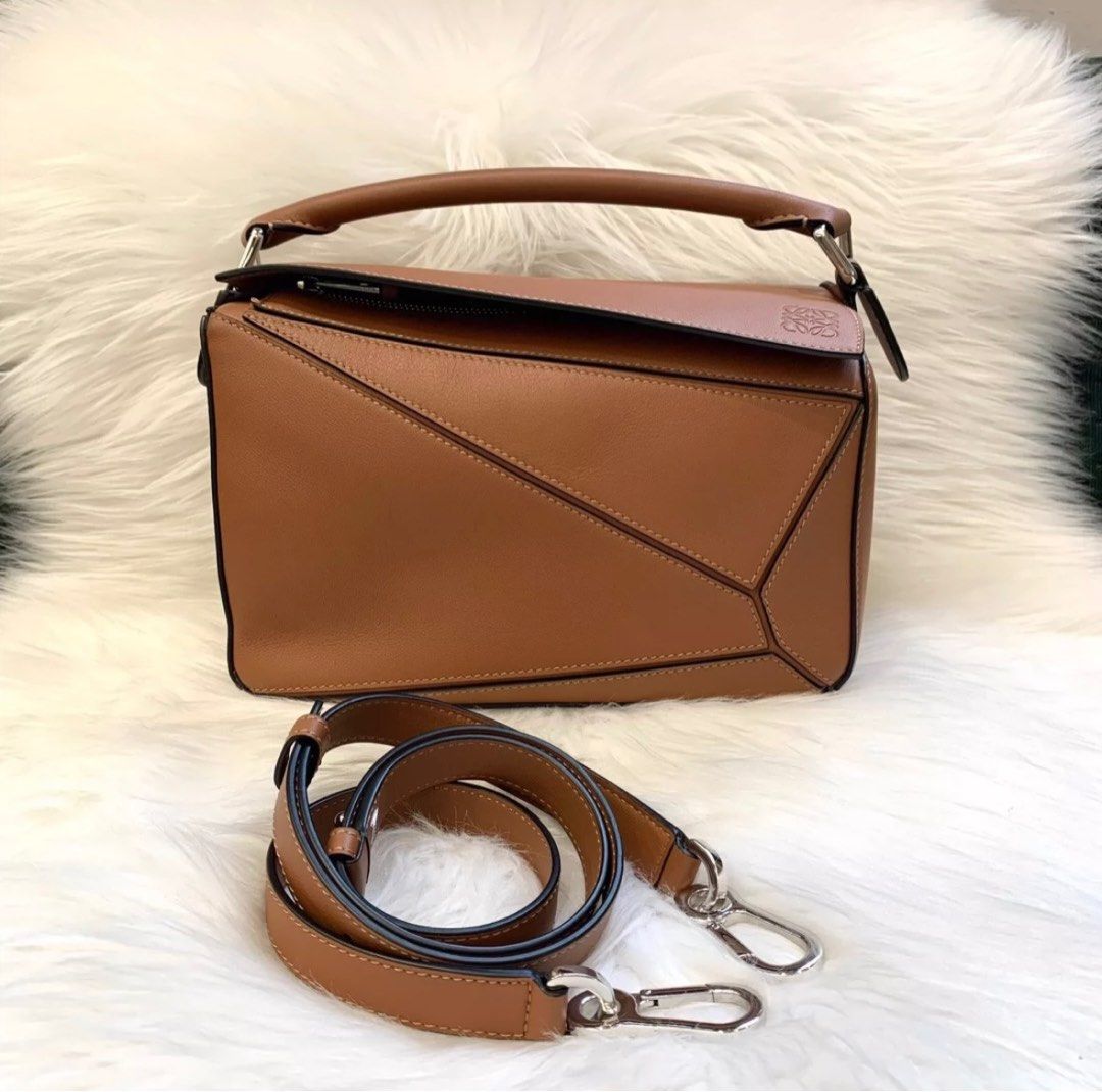 Loewe Puzzle Bag Small Tan