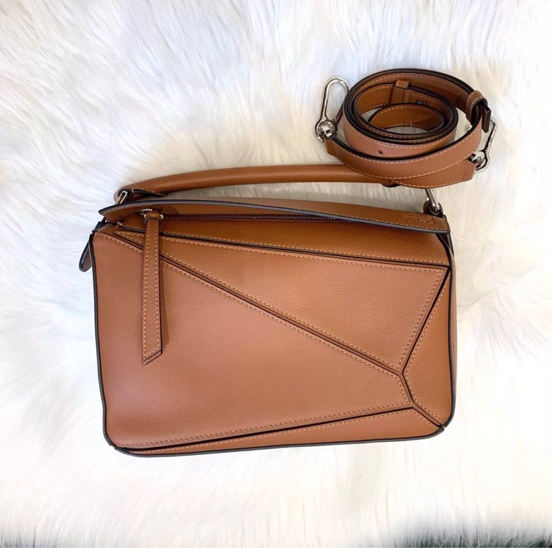 Loewe Puzzle Bag Small Tan