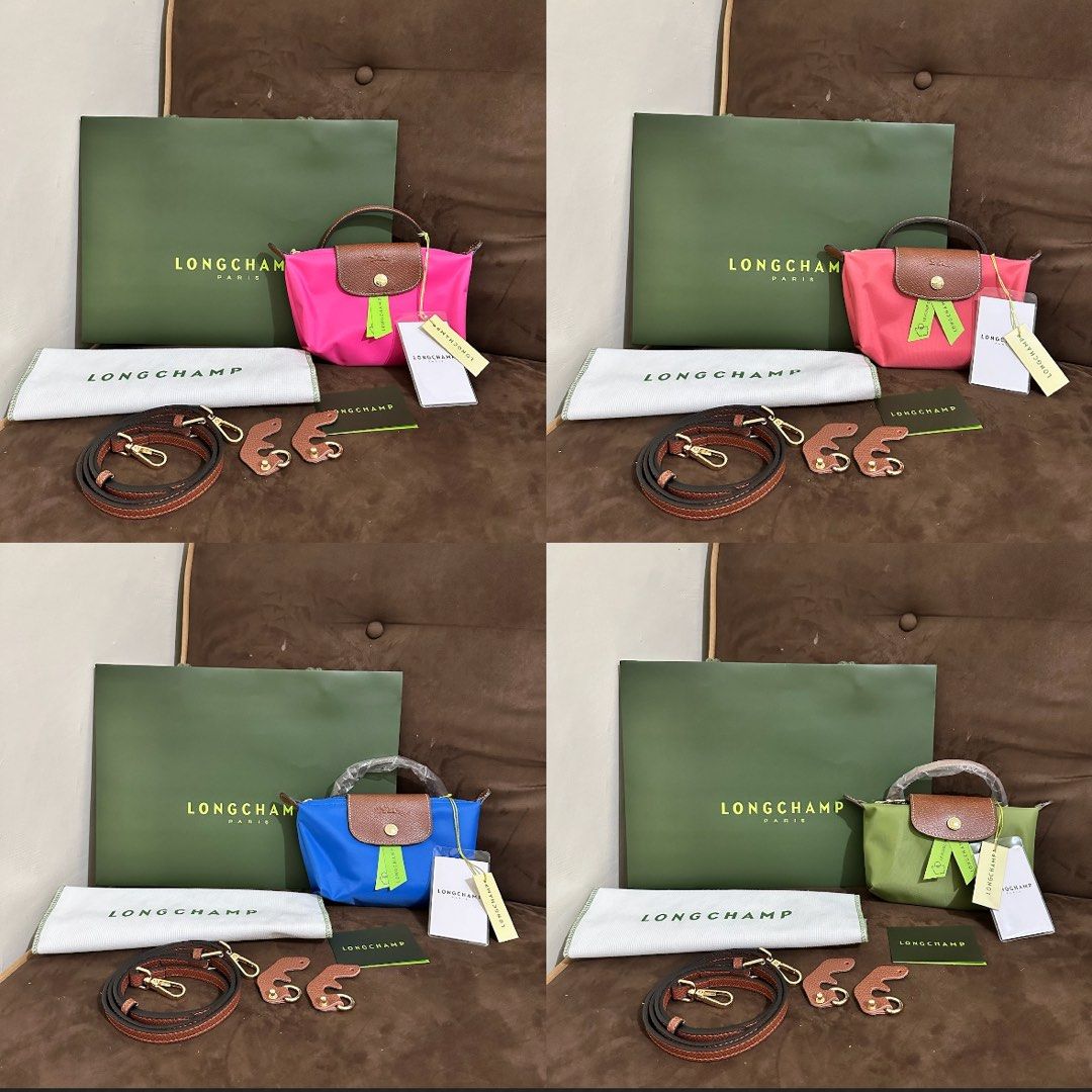 Longchamp Mini Pouch (Category: Luxury Bags & Wallets) located in Makati City. Submitted by lux.mariah (Listing ID 1263165529, Image 2). Description: Guaranteed Authentic With sling Complete inclusions Very trending Perfect for all outfits 🤍 Can fit phone / wallet / makeup Courier: Lalamove / J&T Perfect for gifting 🤗 Open for bulk orders. Will give discount .