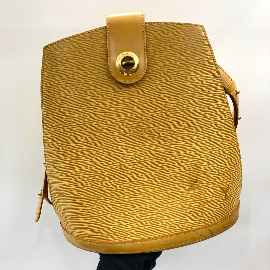 Louis Vuitton Cluny Shoulder Bag Yellow Epi M52259 – AMORE Vintage
