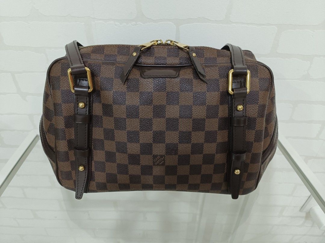 LOUIS VUITTON Damier Ebene Rivington PM Shoulder Bag - Sale ( Damage P