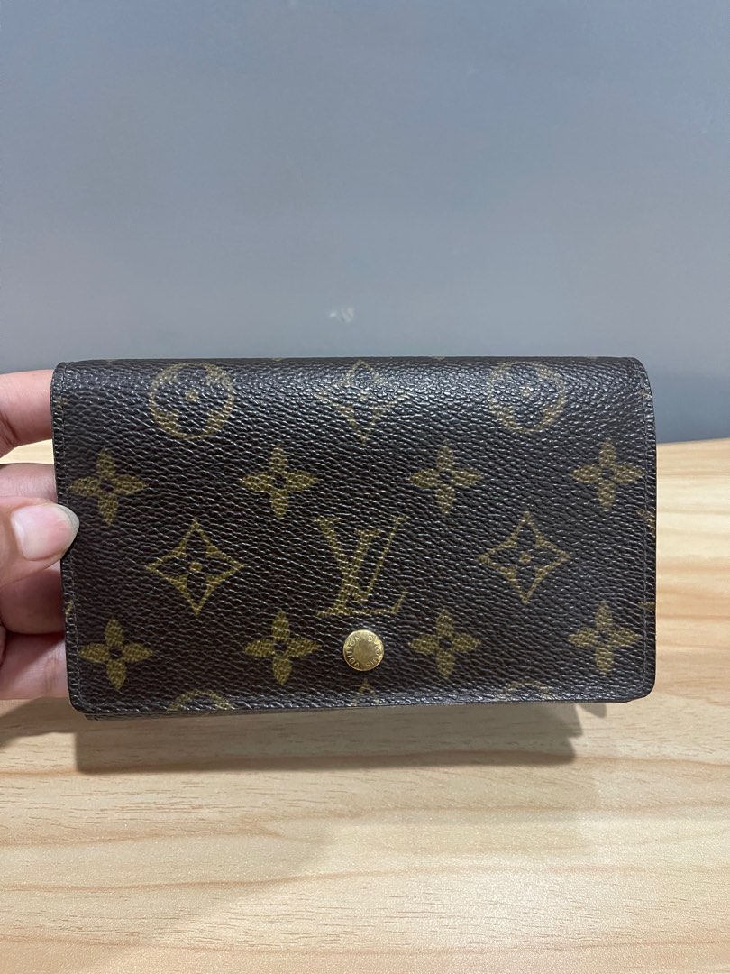 Louis Vuitton LOUIS VUITTON Monogram Porte Monnaie Billets Tresor Wallet  M61730 LV Auth tb634