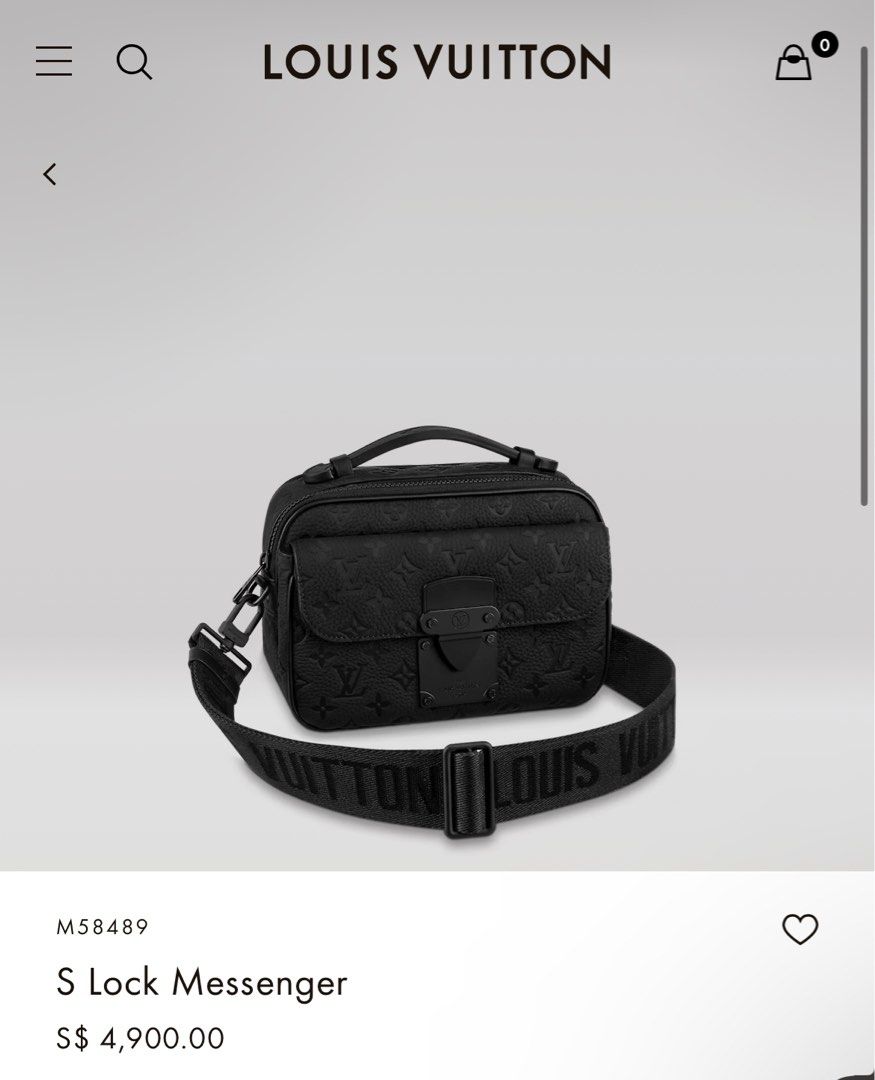 S LOCK MESSENGER, Luxury, Bags & Wallets on Carousell