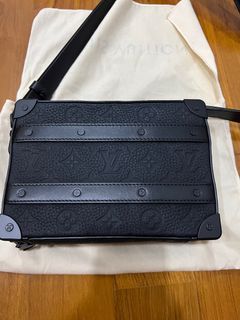 Louis Vuitton Keepall LED Monogram 50 Black in Leather with Black-tone