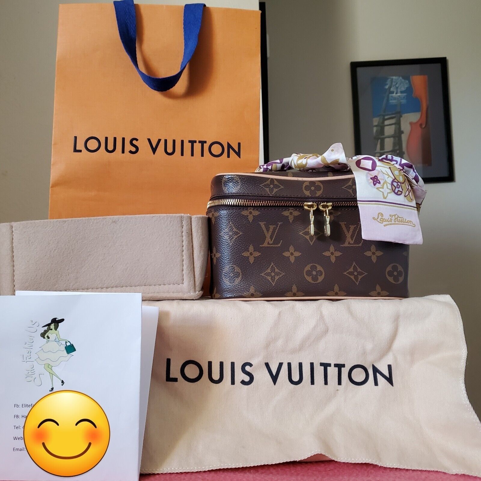 Lv makeup case, Luxury, Bags & Wallets on Carousell