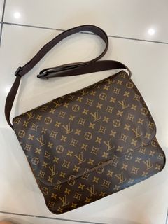 Brown Leather Louis Vuitton Remarque LV Designer Inspired Bucket Purse -  clothing & accessories - by owner - apparel