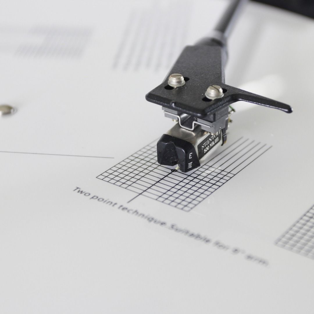 LP Vinyl Record Turntable Antiskating Calibration Disc Phonograph