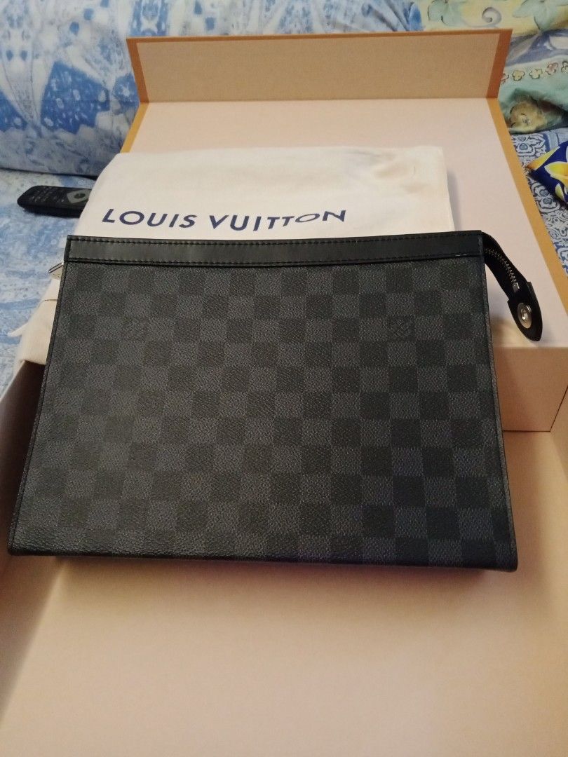 Louis Vuitton LV3 Pouch, Luxury, Bags & Wallets on Carousell