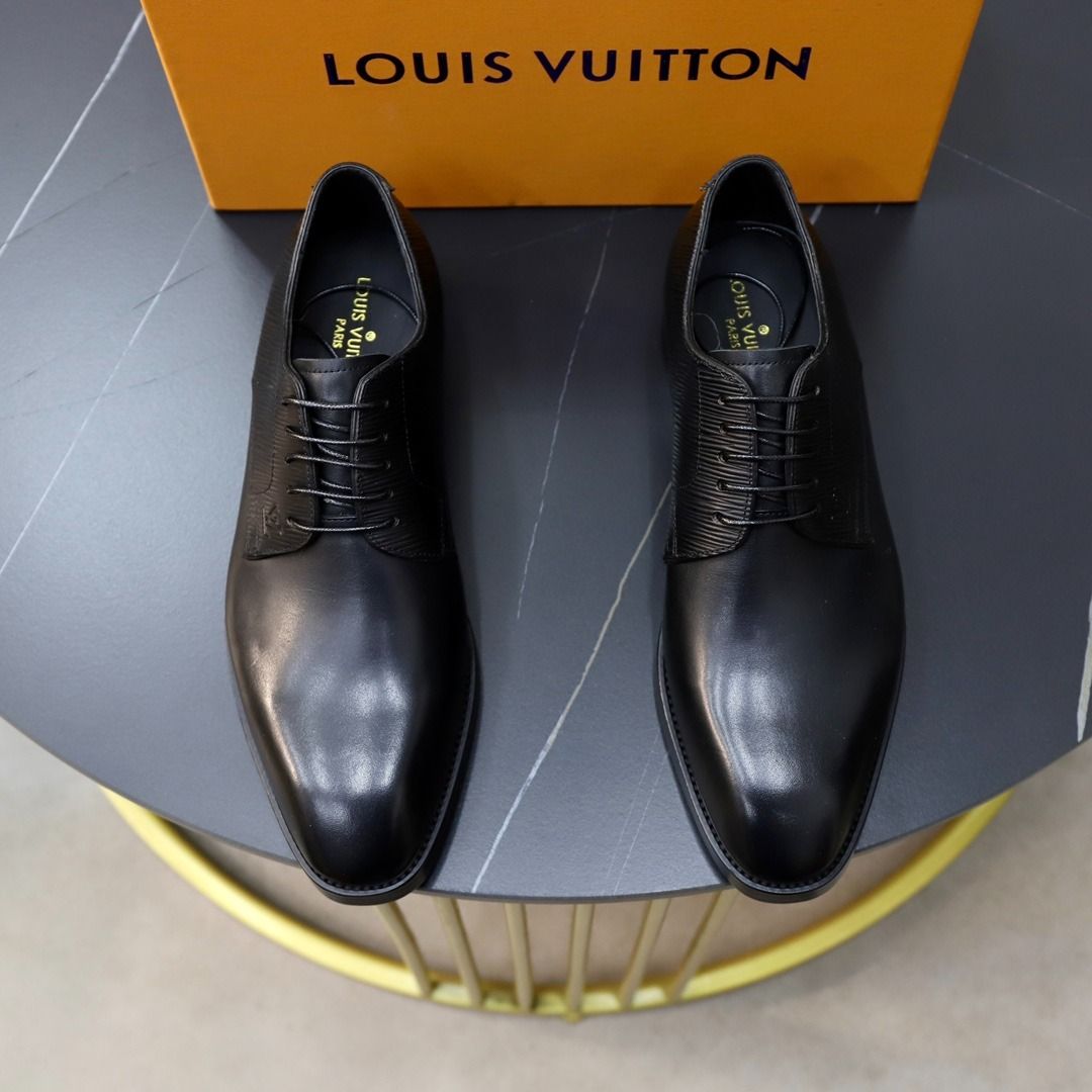 LV Kensington Derby black shoes - size: 43, Luxury, Sneakers & Footwear on  Carousell