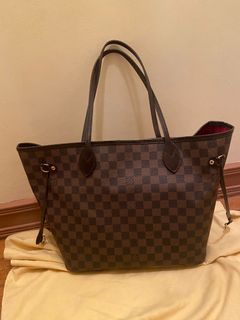 ❤️ 2022 NEW 100%AUTH Louis Vuitton Monogram MM Neverfull w/pouch  MICROCHIPPED