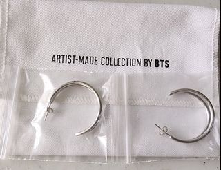 Made by BTS - Jimin Red Carving Earring