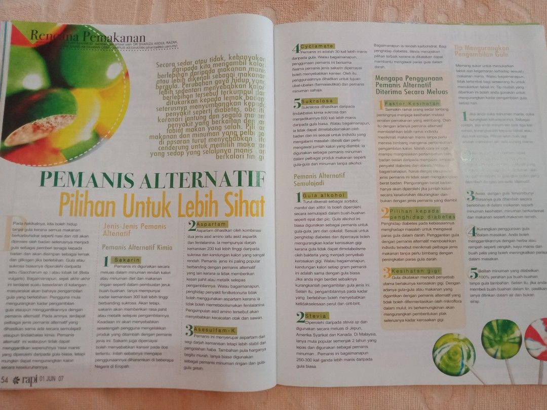 Majalah Rapi Tahun 2007, Hobbies & Toys, Books & Magazines, Magazines ...