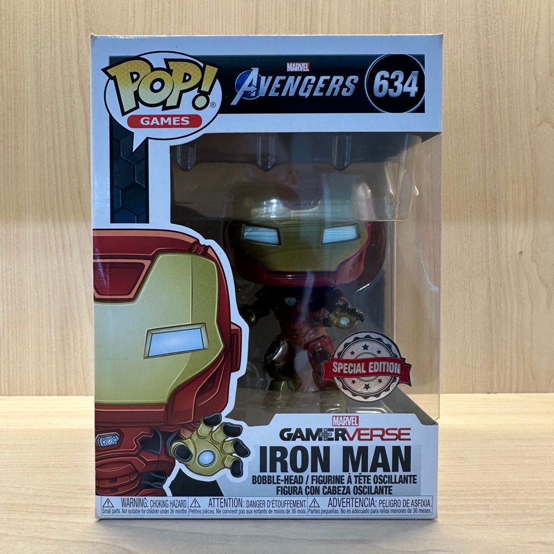 Funko POP Iron Man 634 Gameverse Vengadores Marvel