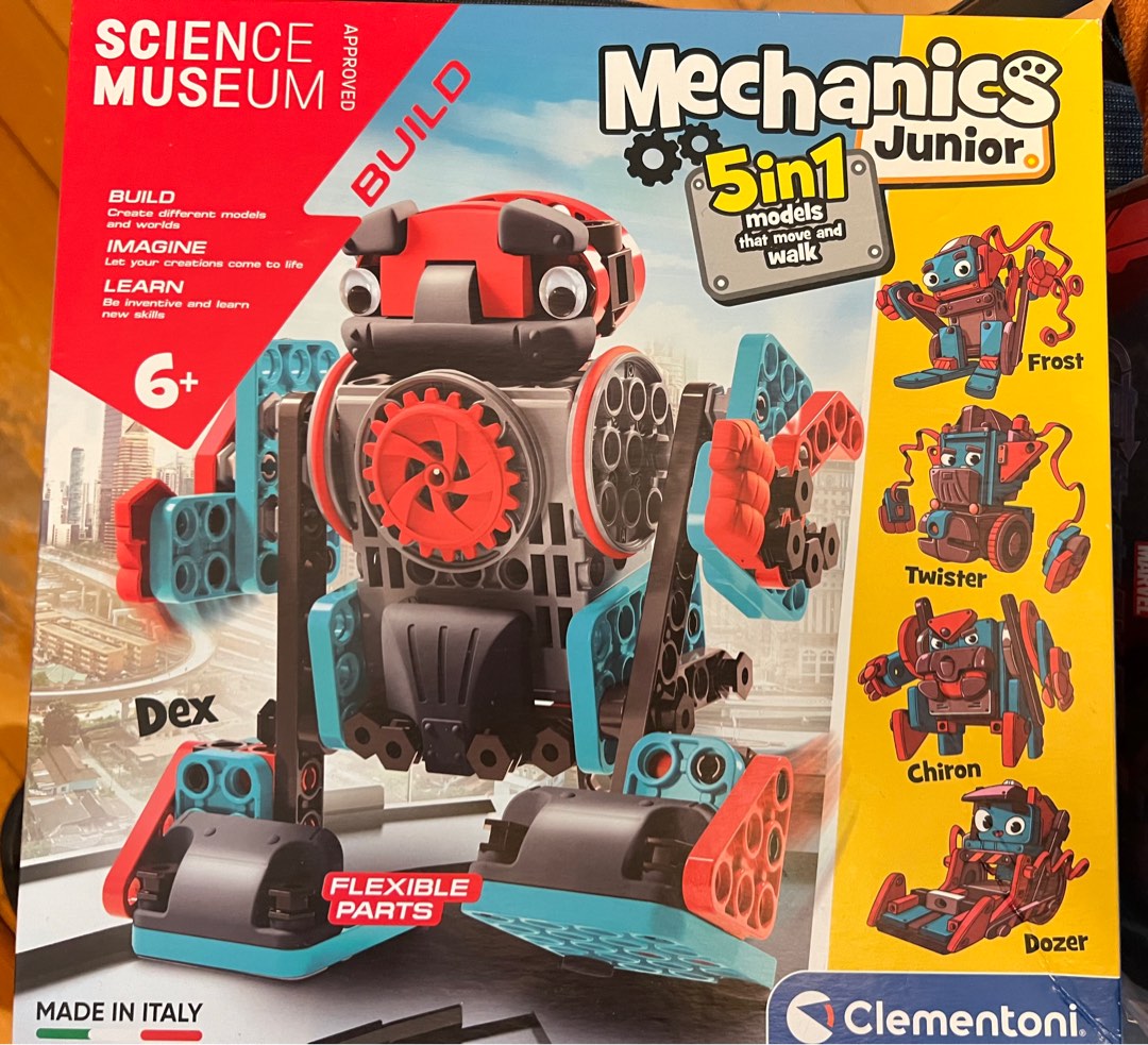 Mechanics Junior - Moving Robots, 兒童＆孕婦用品, 嬰兒玩具 - Carousell