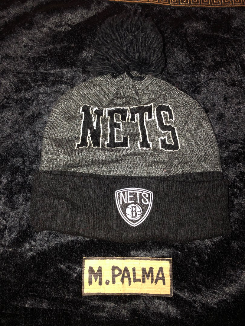 Mitchell and ness nets beanie as new, Men's Fashion, Watches & Accessories, Caps & Hats on Carousell