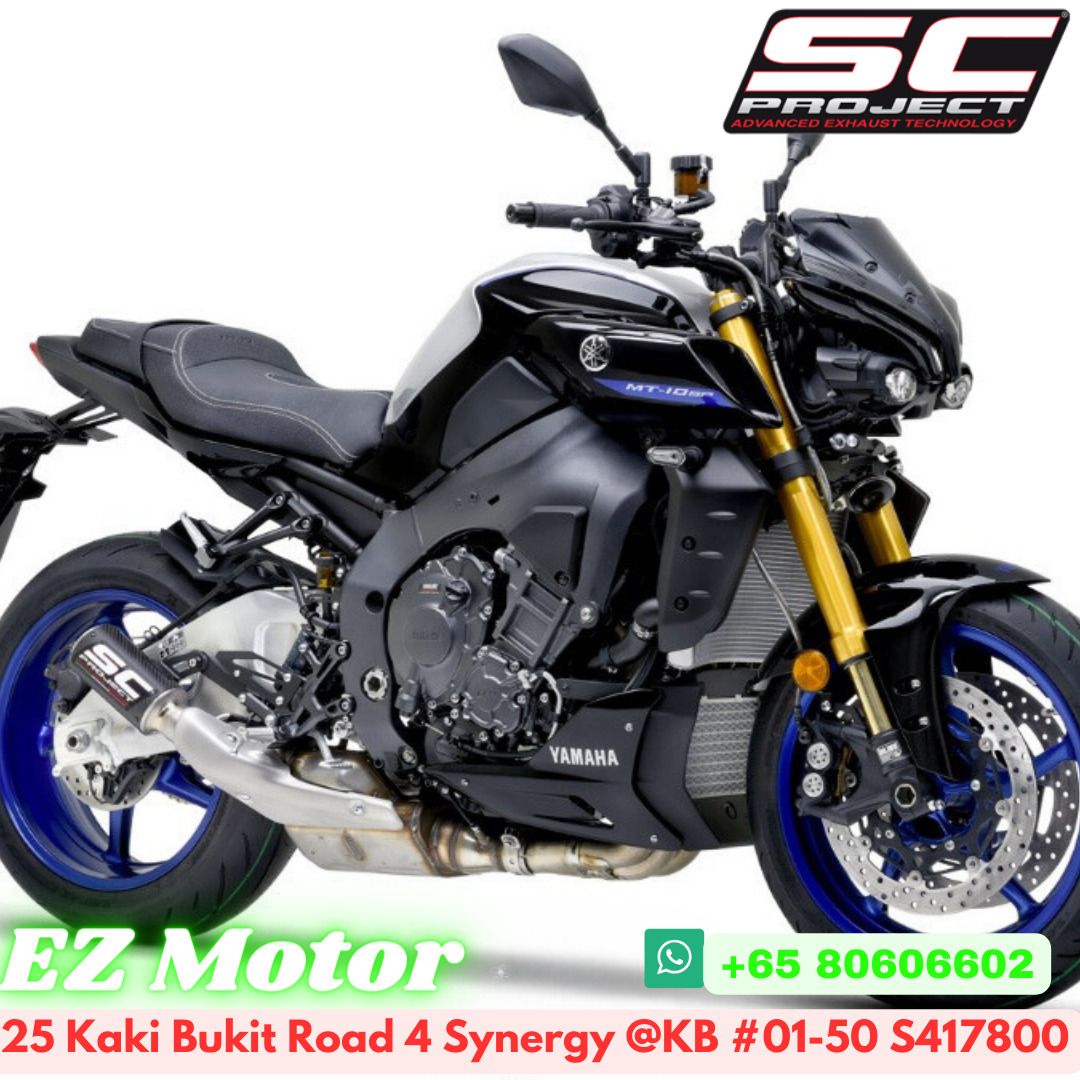 MT10 Euro 5 2022 SC Project CR T Carbon Titanium Slip On LTA Approved Motorcycles Motorcycle Accessories on Carousell